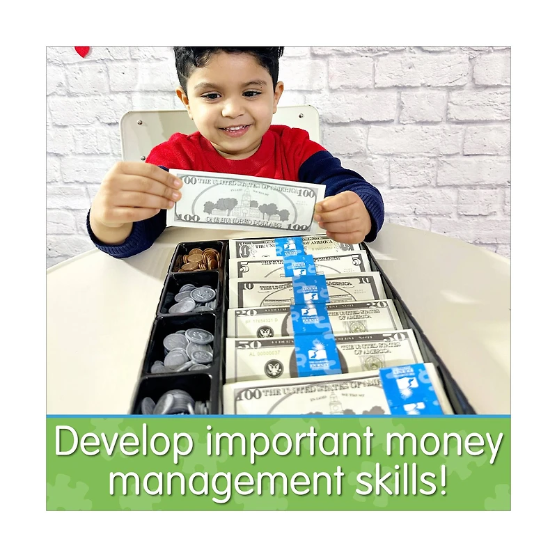 Play Money Set - Kids Bank