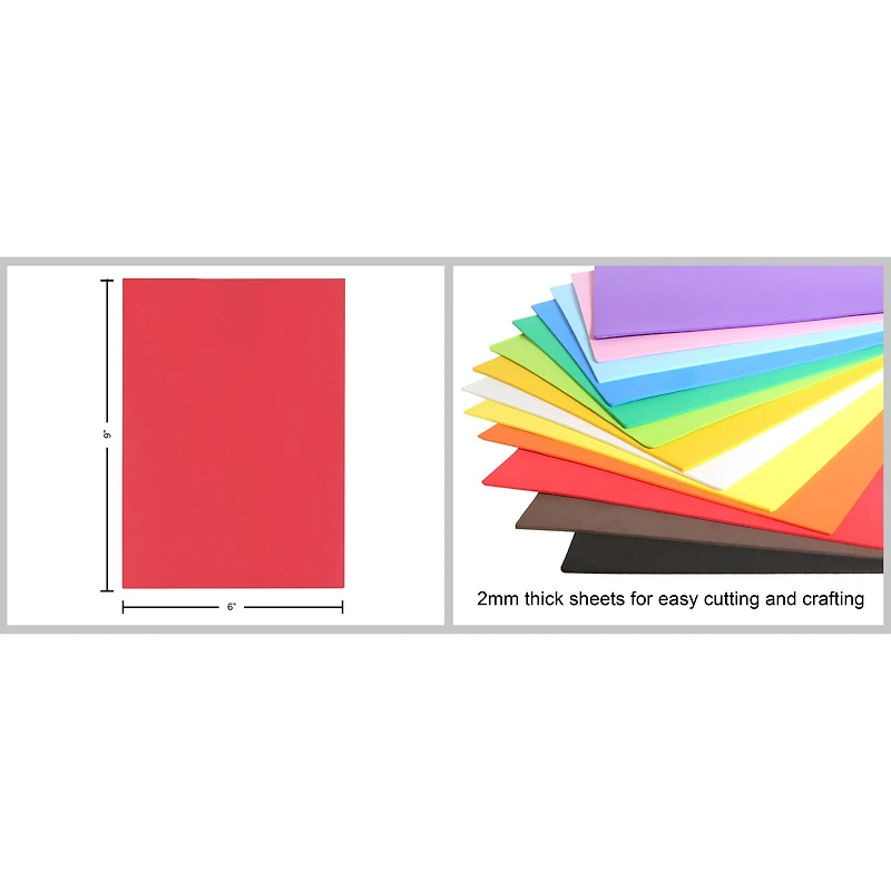 Essentials by Leisure Arts Foam Sheet Value Pack, 40ct.