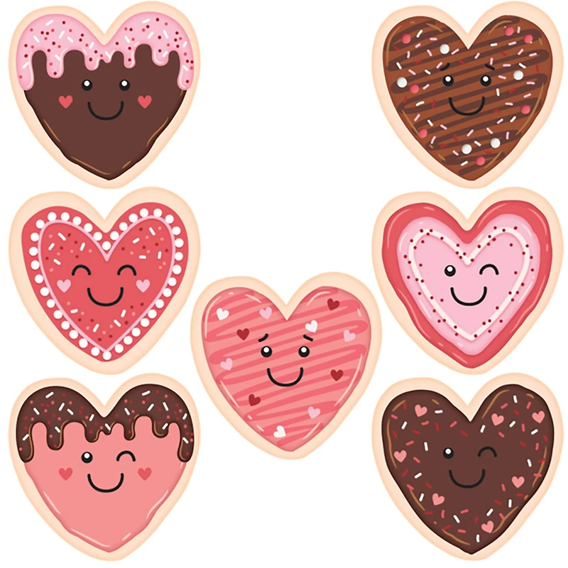 Teacher Created Resources® Frosted Heart Cookies Accents, 3 Packs of 30