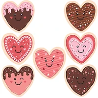 Teacher Created Resources® Frosted Heart Cookies Accents, 3 Packs of 30