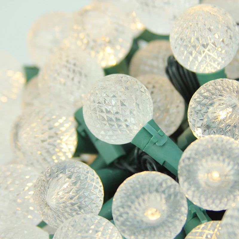 180ct. White LED G30 Globe Christmas String Lights Set
