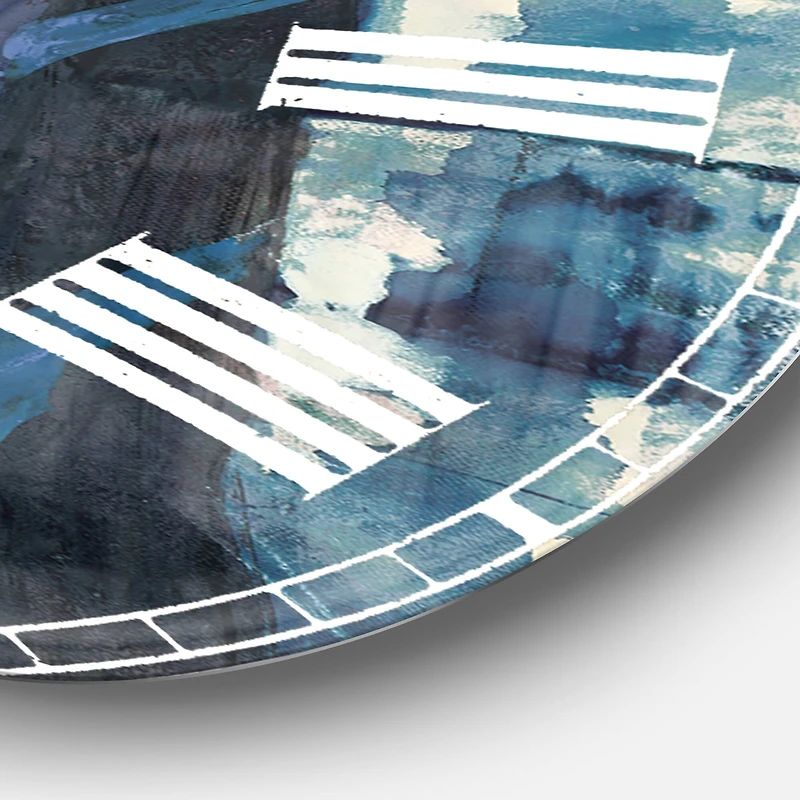 Designart 'Deep Woods Ii Indigo Traditional Wall Clock