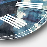 Designart 'Deep Woods Ii Indigo Traditional Wall Clock