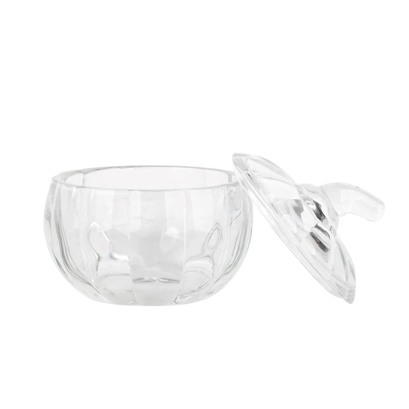 4" Pumpkin Glass Container by Ashland