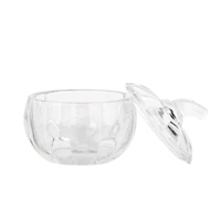 4" Pumpkin Glass Container by Ashland