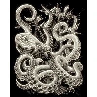 Royal & Langnickel® Engraving Art™ Octopus Glow In The Dark Foil Kit