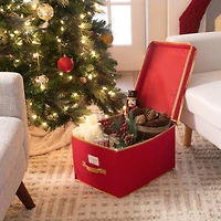 Simplify Red Holiday Jumbo Storage Box
