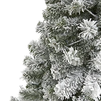 6ft. Unlit Flocked West Virginia Fir Artificial Christmas Tree