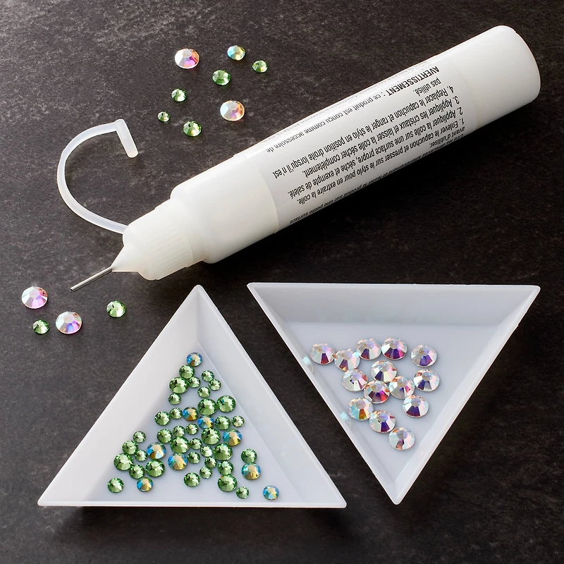 Crystal Glue Pen & Bead Trays by Bead Landing™