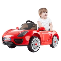 Toy Time Red Battery Powered Ride-On Sports Car
