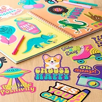 Groovy Dino Vinyl Die Cut Stickers by Recollections™
