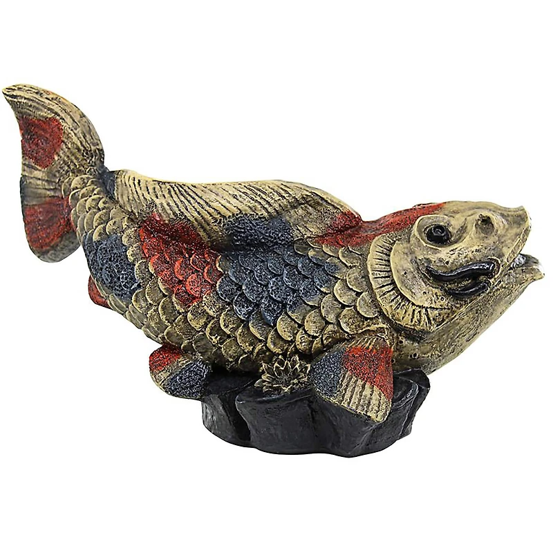 Design Toscano Showa Asian Koi Spitter Piped Statue