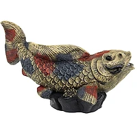 Design Toscano Showa Asian Koi Spitter Piped Statue