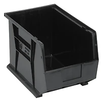 Quantum Storage Systems® Black 16" x 11" x 8" ULTRA Stack & Hang Bins, 4ct.