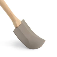 Martha Stewart Beech Wood & Gray Silicone Spatula