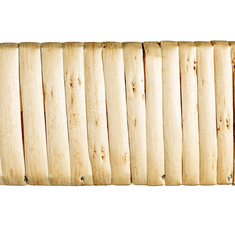 Household Essentials Natural Handwoven Nesting Oval Willow Tray Set