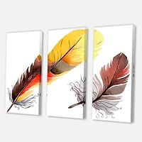 Designart - Colourful Boho Feathers IV