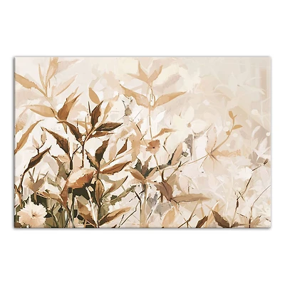 Creamy Abstract 16" x 24" Canvas Wall Art