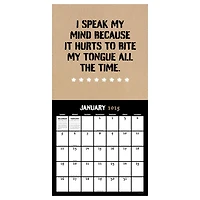 TF Publishing 2025 Anti-Affirmations Wall Calendar