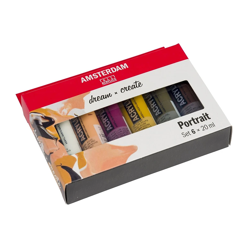 Amsterdam Standard Series 6 Color Portrait Acrylic Paint Set