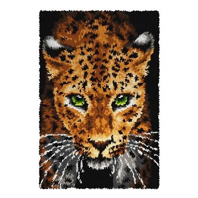 Orchidea Latch Hook Rug Kit Leopard