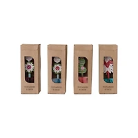 Hello Honey® 6" Printed Paper Folding Honeycomb Topiary with Holiday Design Set