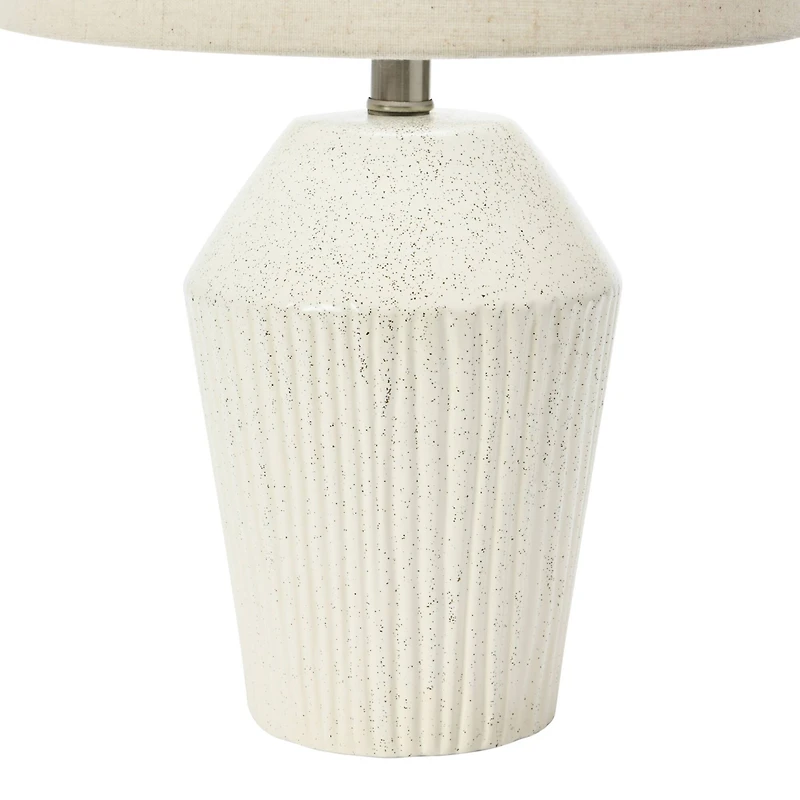 Hello Honey® 21" Round Stoneware Desk Lamp
