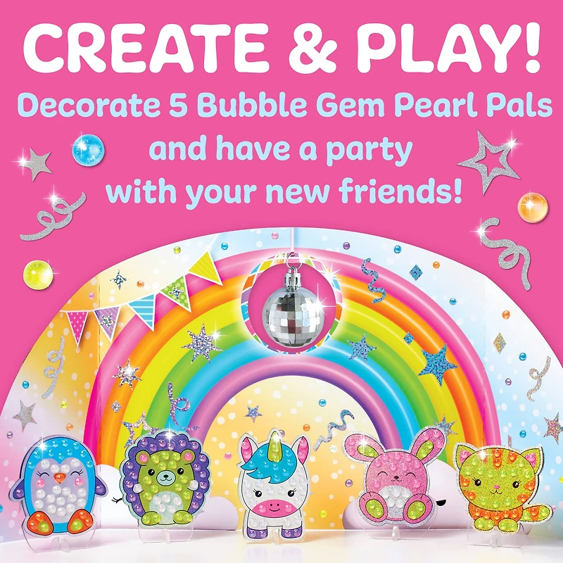 Creativity for Kids® Bubble Gems™ Pearl Pals Disco Party Kit