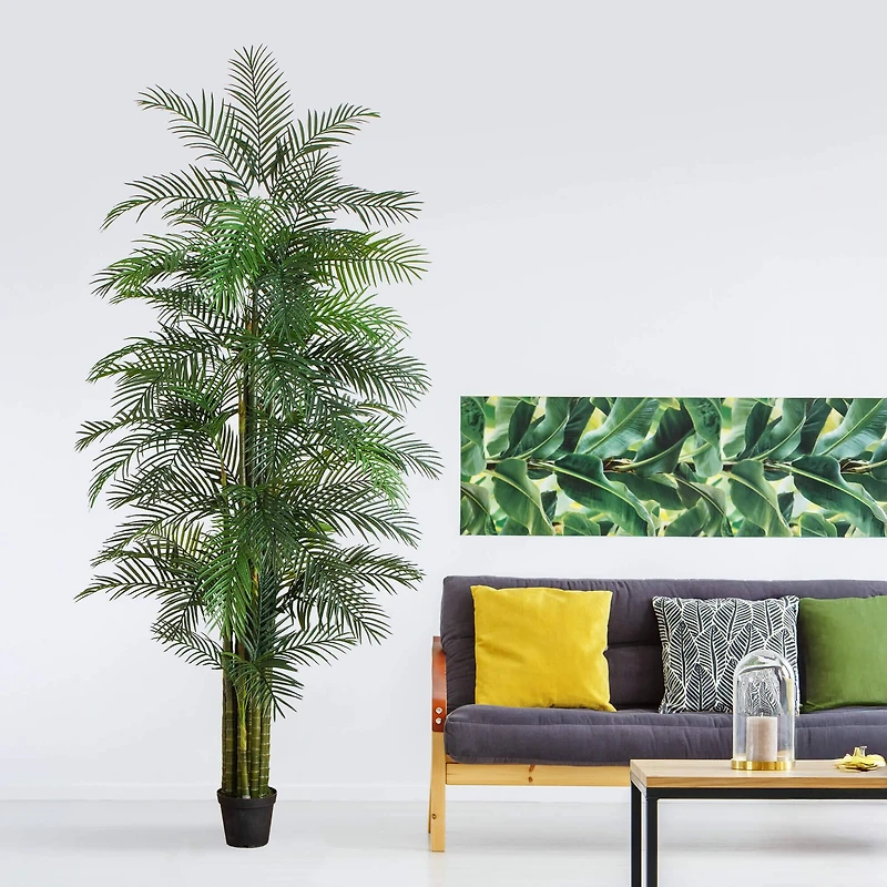 11ft. UV Resistant Artificial Areca Palm Tree (Indoor/Outdoor)