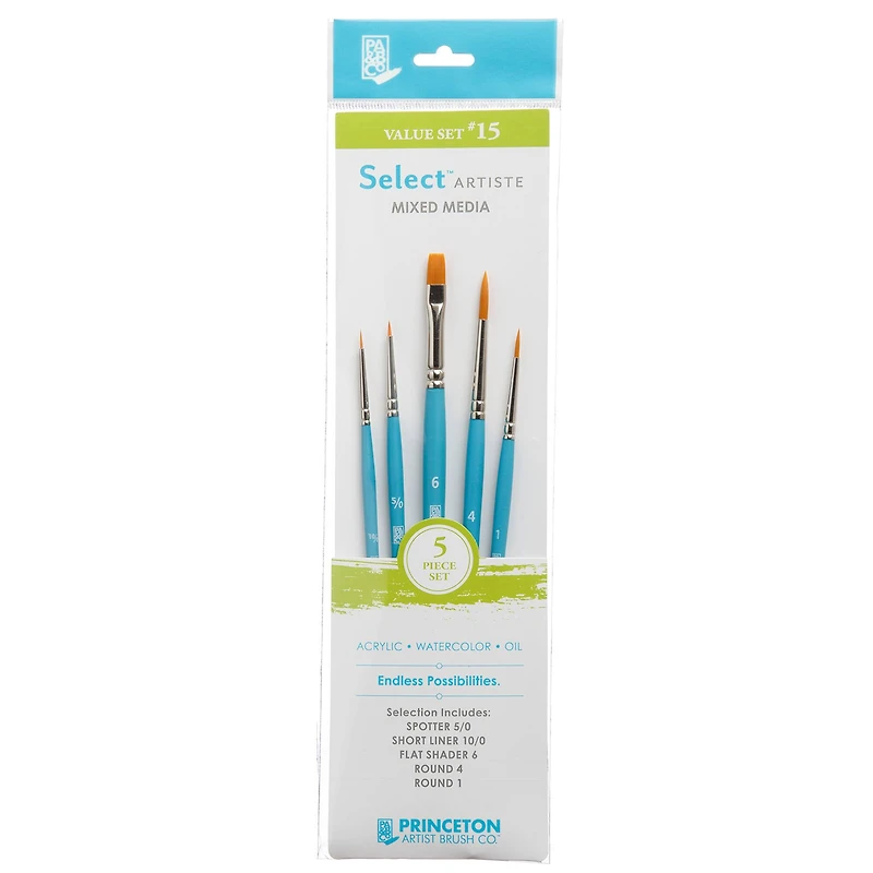 Princeton™ Select™ Artiste Series 3750 #15 Brush Set