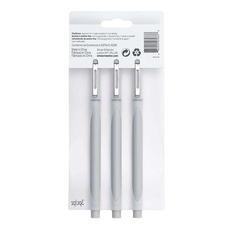 Winsor & Newton® 3 Cool Grey Fineliner Set