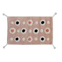 Hello Honey® Boho Cotton Tufted Circle Pattern Bath Mat with Tassels, 3ft. x 2ft.