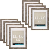 8 Pack: Gray 11" x 14" Float Frame, Belmont by Studio Décor®