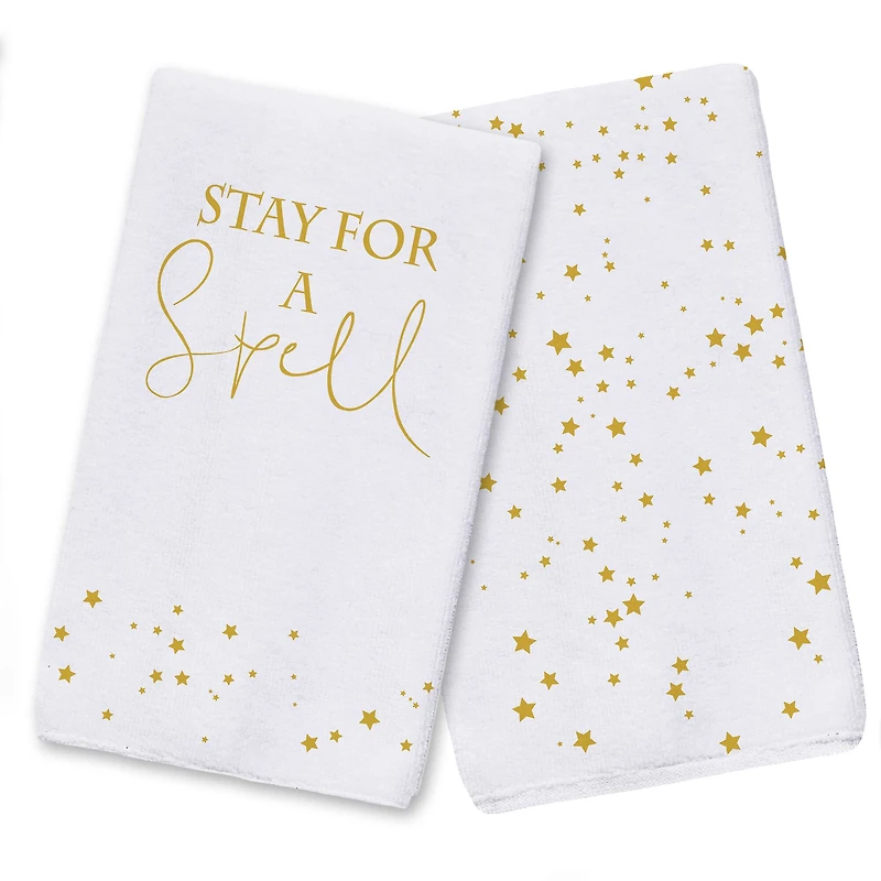 Stay For A Spell Tea Towel Set