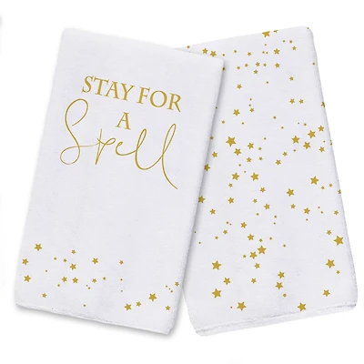 Stay For A Spell Tea Towel Set