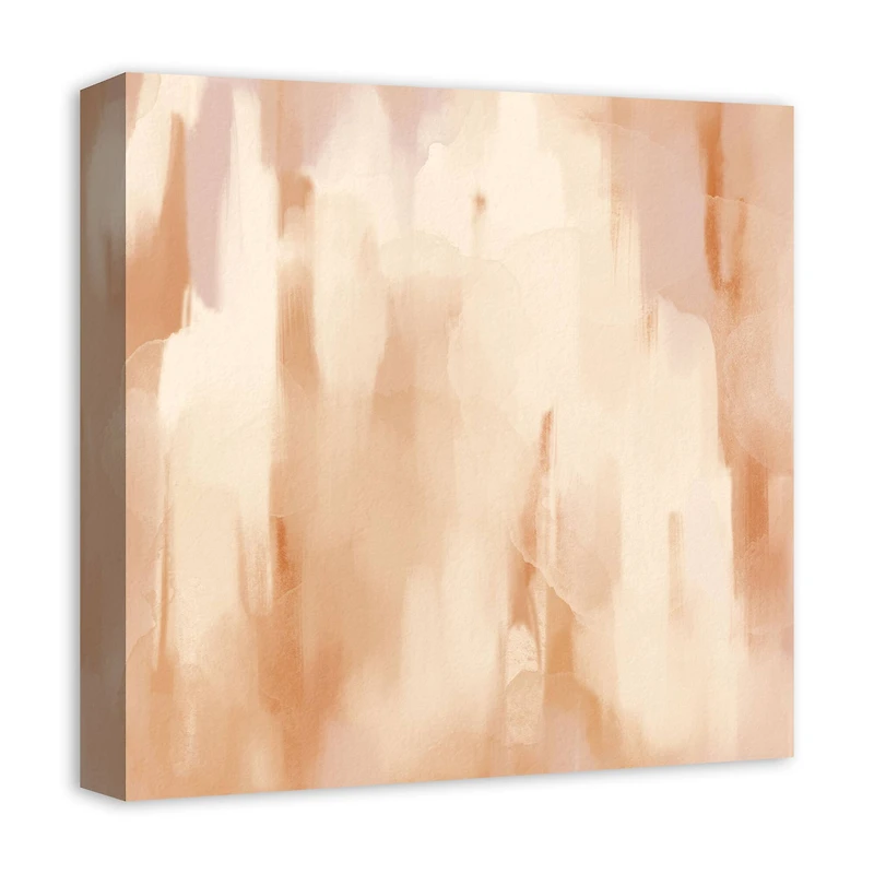 Golden Abstract Canvas Wall Art