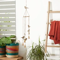 39" Gold Bird Metal Eclectic Windchime