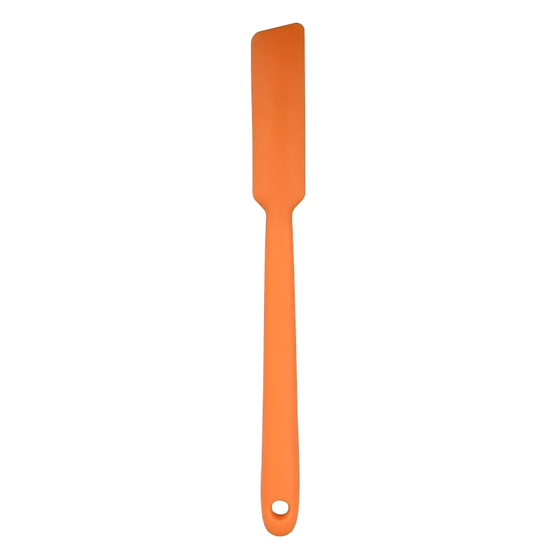Mini Orange Ghost Silicone Jar Spatula by Makery™