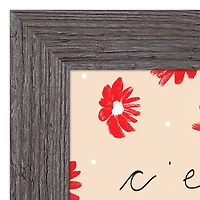C'est La Vie Florals Wall Print in Frame