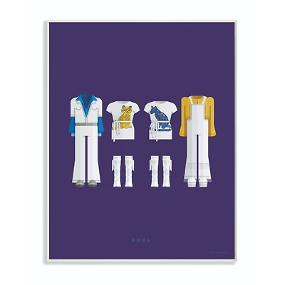 Stupell Industries Abba Modern Fashion Design in Frame Wall Art