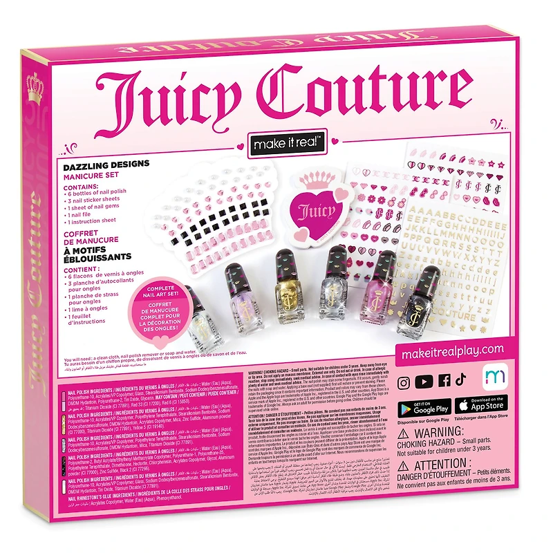 Make It Real™ Juicy Couture™ Dazzling Designs Manicure Kit