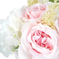 12" Pink Rose & Cream Hydrangea Mix by Ashland®