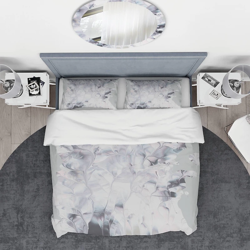 Designart 'Light and Shadow II' Geometric Bedding Set