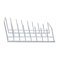 Organize It All White Deluxe Lid & Plates Organizer