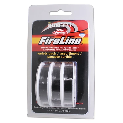 The Beadsmith® FireLine® Black Thread Variety Pack