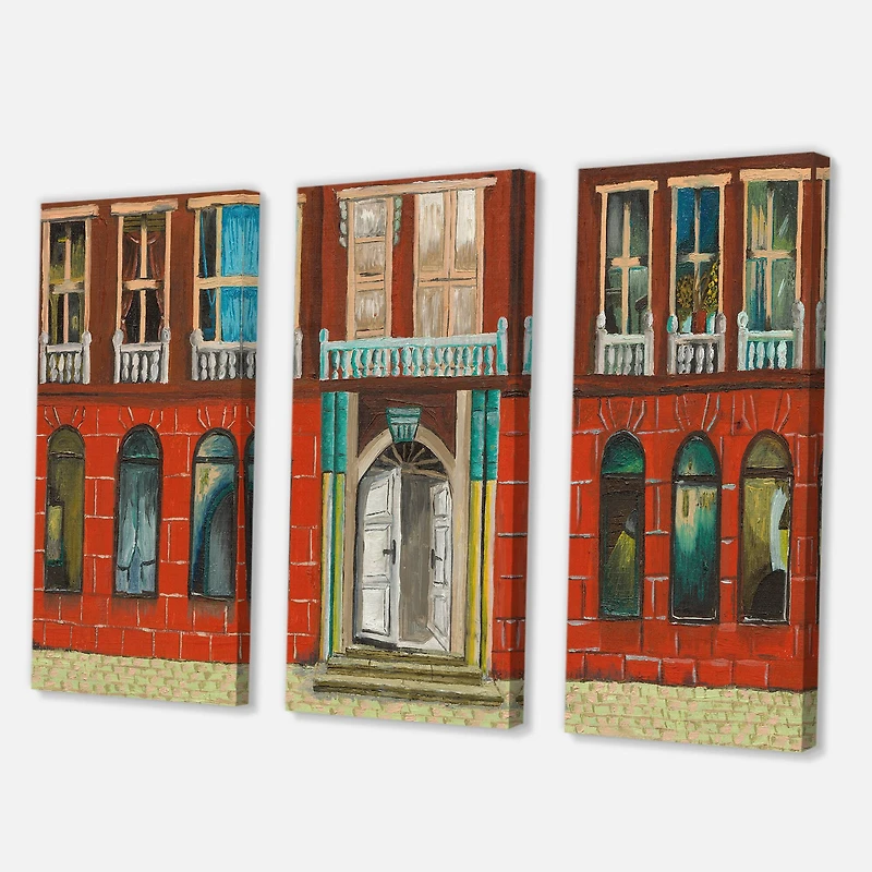 Designart - Red Facade of Shop In Paris II