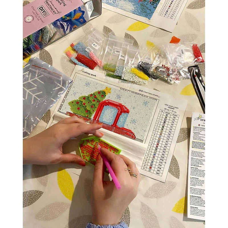 Crafting Spark Festival Of Colours  Diamond Painting Kit