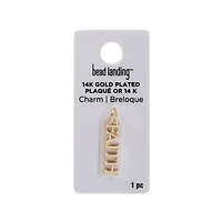 14K Gold Plated Faith Charm by Bead Landing™