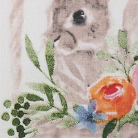 DII® Floral Bunnies Printed Dishtowel, 3ct.