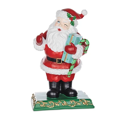 11" Jolly Santa Figurine